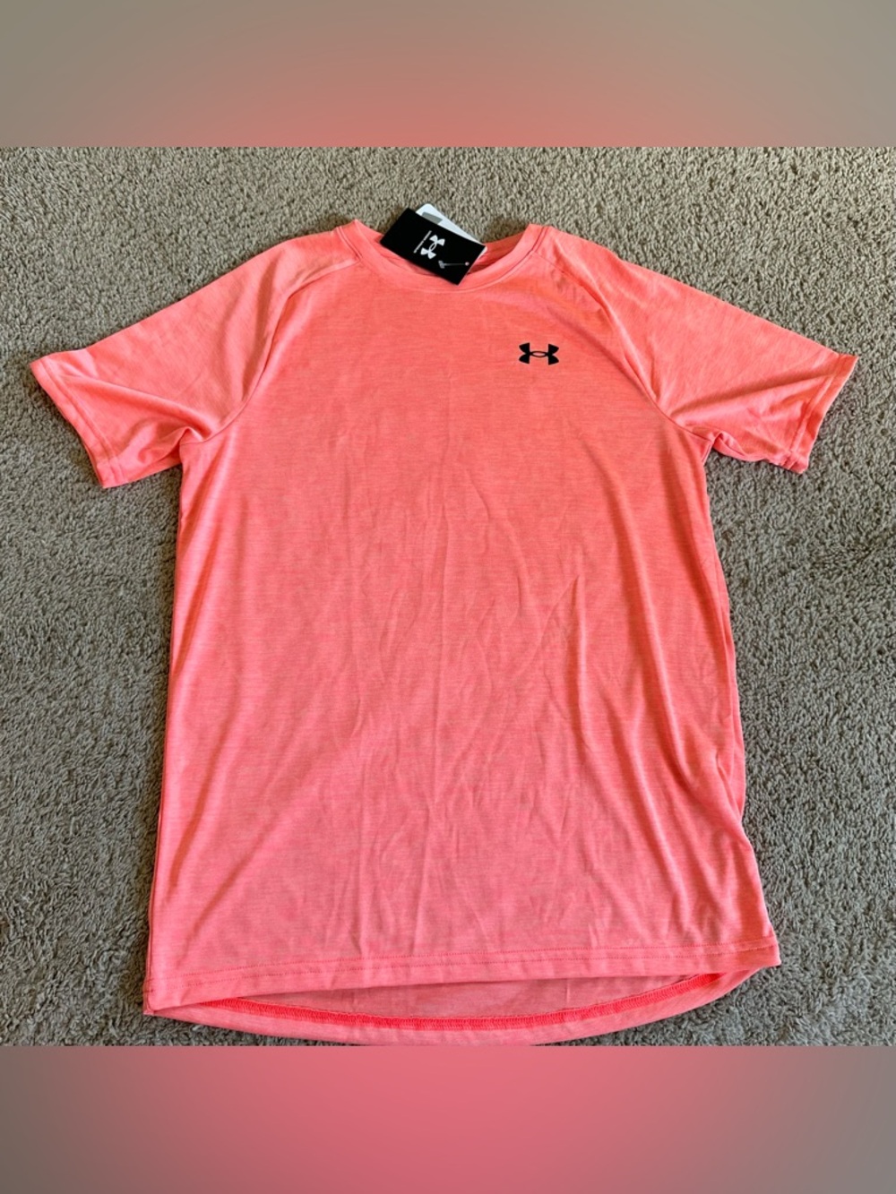 Boys Under Armour Short Sleeve Performance Tee.